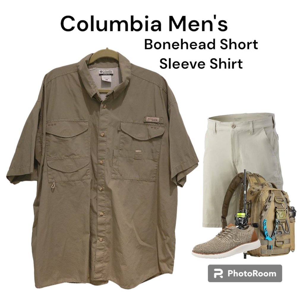 Columbia Men's Bonehead Short Sleeve Shirt -XXL